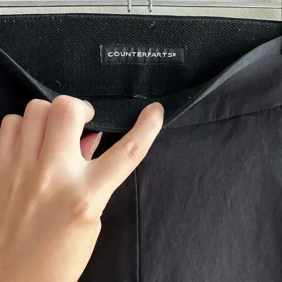 Counterparts Dress Pants with Stretch Waistband, Black, Size 12 - Picture 7 of 16